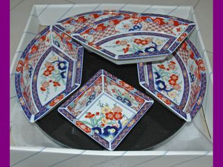 Antipastiera giapponese in porcellana