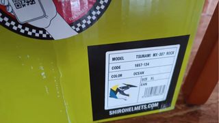 Casco MX Shiro. Talla XL