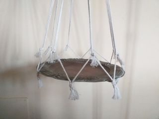 Set Supporto porta piante macrame da parete Boho