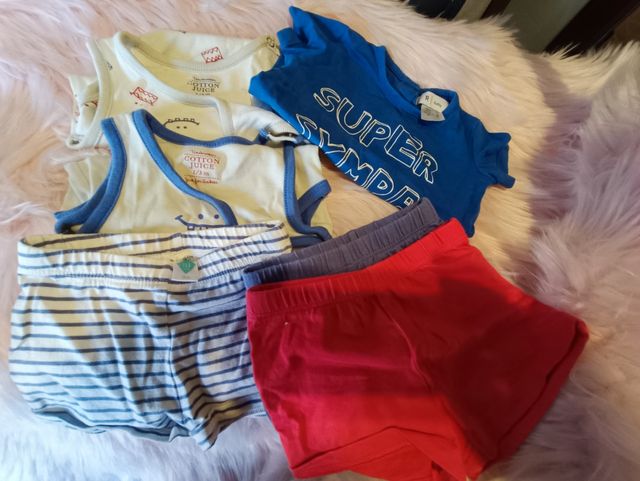 Lote niño verano 3-6 meses