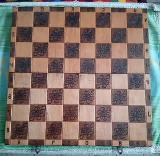 Scacchiera in legno