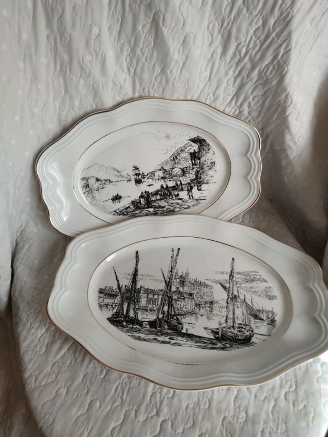 Bandejas bidasoa oro 24 kilates