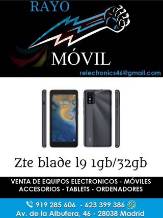 ZTE BLADE L9 1GB/32GB NUEVO PRECINTADO