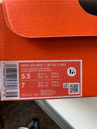 Nike Air Max 1 ‘86 OG G NRG