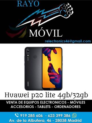 HUAWEI P20 LITE 4GB/32GB NUEVO PRECINTADO