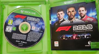 F1 Xbox One 2018 CD DVD ORIGINALE