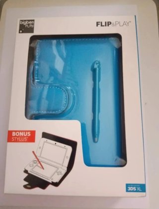 OFERTÓN. Funda 3DS XL+lápiz táctil "Azul o Negra"