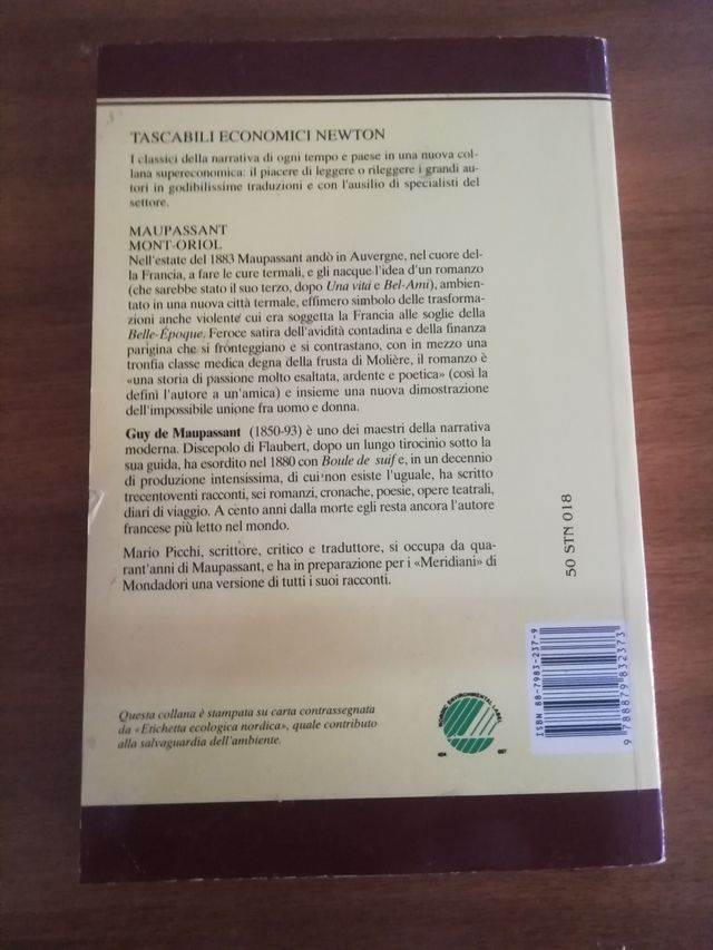 Maupassant - Mont-oriol. 1ed 1993.