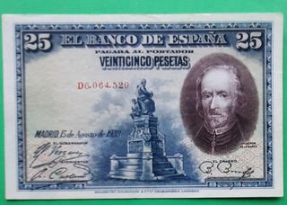 25 Pesetas 1928