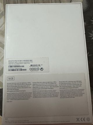 Ipad mini  wifi 16gb space grey