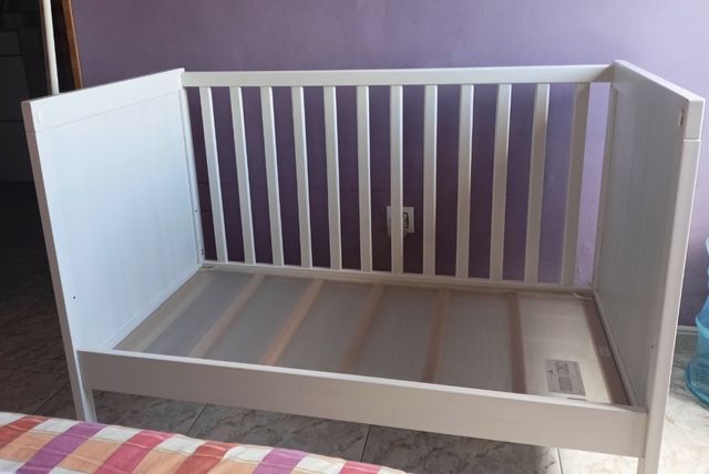 Cuna 120x60 Sundvik Ikea blanca 
