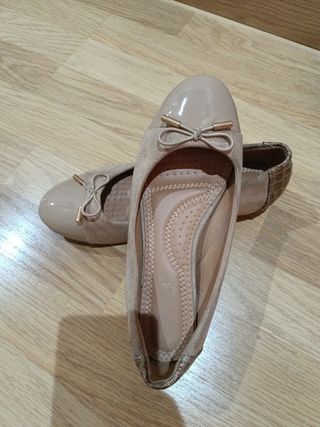 Bailarinas beige
