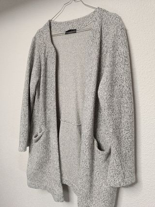 Chaqueta tipo abrigo de punto de Zara