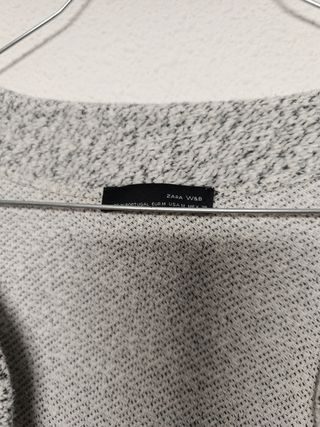 Chaqueta tipo abrigo de punto de Zara