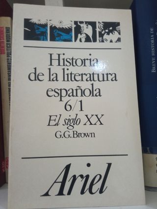 Historia de la literatura española s.XX