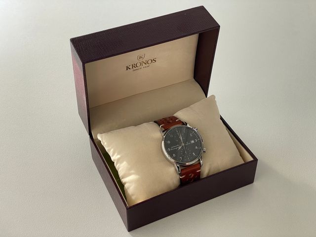 Reloj Kronos Pilot Automatic Chronograph Black