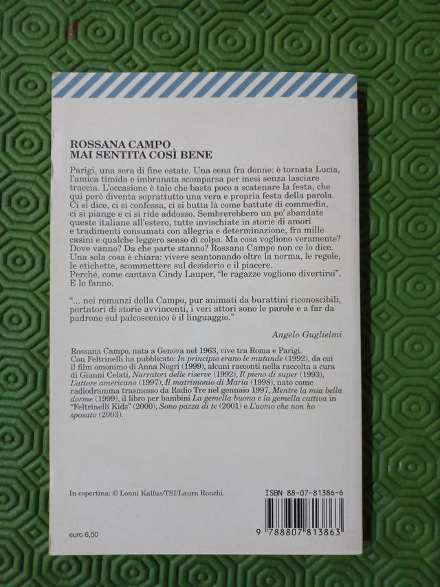 9788807813863 -Rossana Campo-Mai sentita così bene