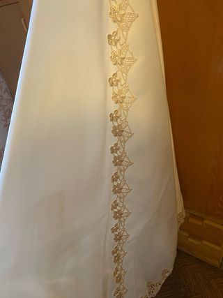 Abito da sposa avorio tg. 42 con velo