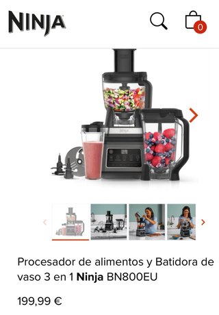 Procesador de alimentos y Batidora