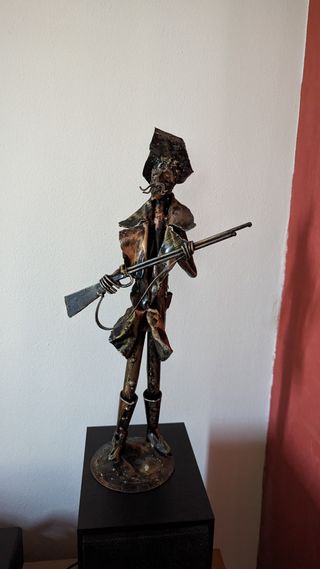 Statua ferro battuto 