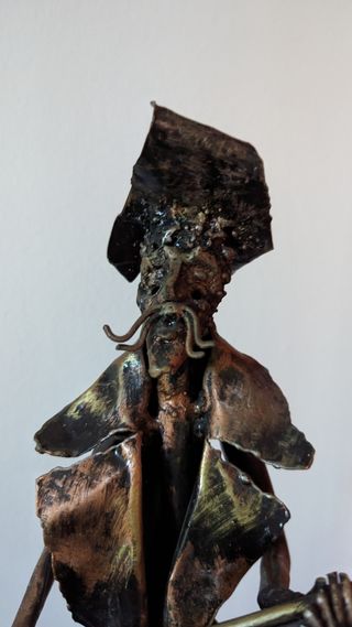 Statua ferro battuto 