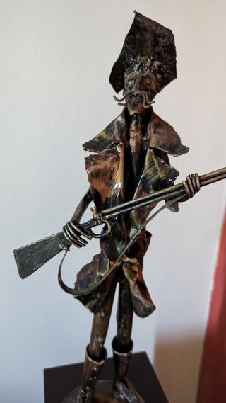 Statua ferro battuto 