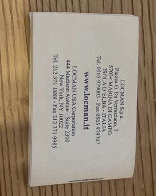 Orologio Locman Italy NUovo Gran Data Unisex Watch