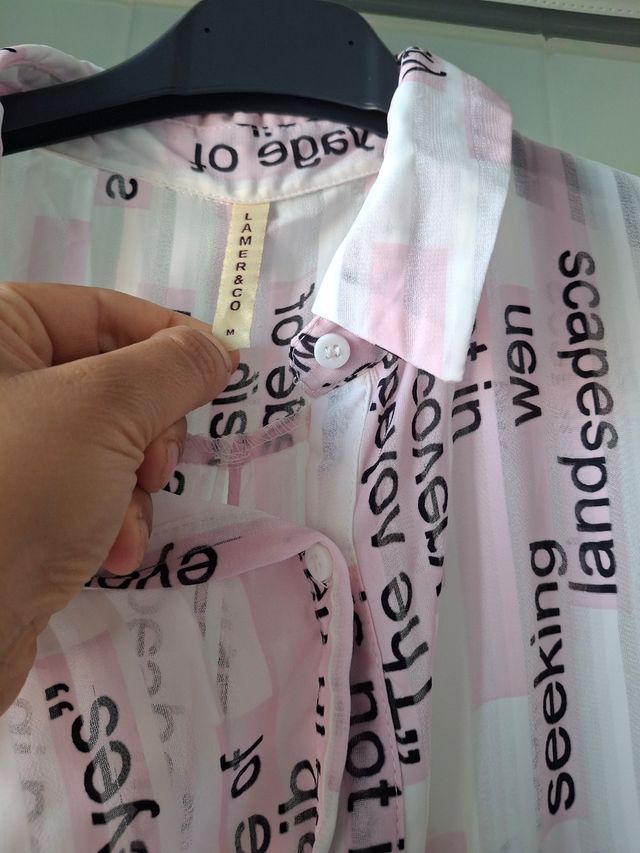 Camicia lunga a vestito taglia M donna