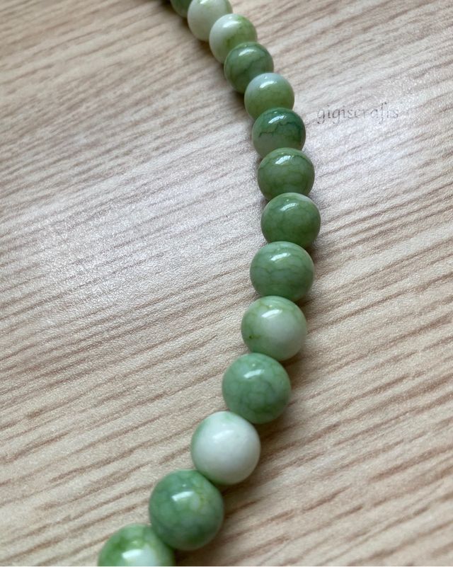 Collar artesanal de vidrio