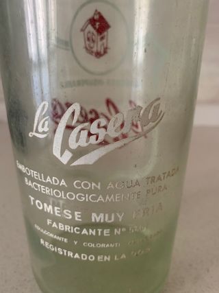 Botella gaseosa La Casera