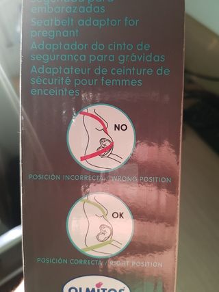 Adaptador seguridad cinturon embarazada