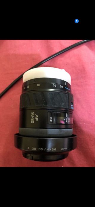 Camara de fotos reflex minolta