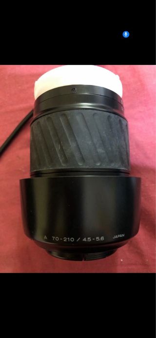 Camara de fotos reflex minolta