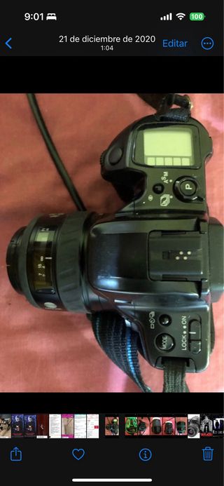 Camara de fotos reflex minolta