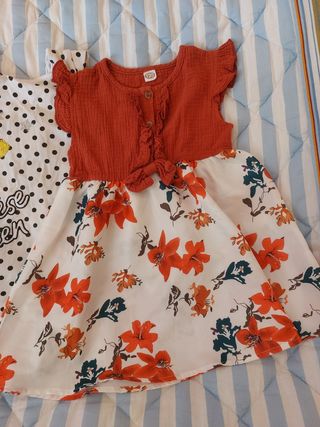 Set 3 vestitini bimba 4 anni