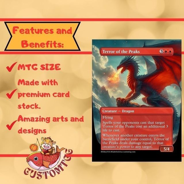 Mazo commander O baralho personalizado Ur-Dragon mtg