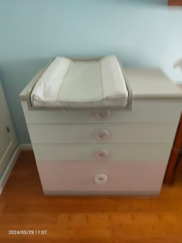 Cómoda infantil cambiador