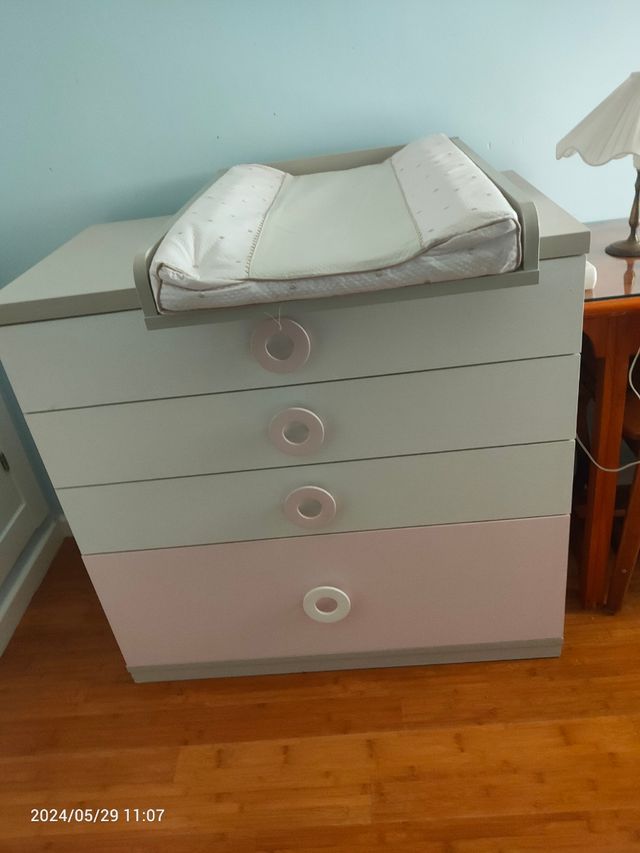 Cómoda infantil cambiador