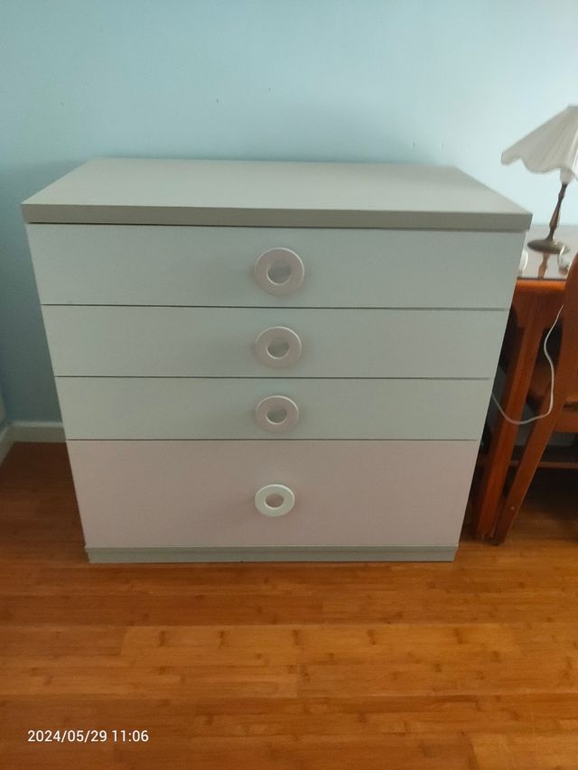 Cómoda infantil cambiador