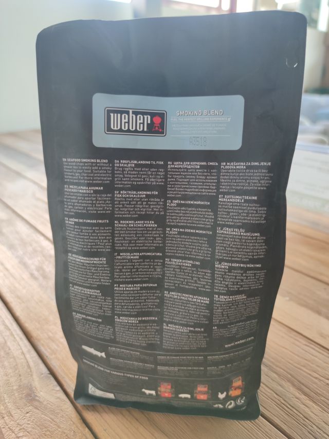 Legnetti affumicatura Weber