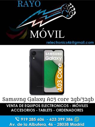SAMSUNG GALAXY A03 CORE 2GB/32GB NUEVO PRECINTADO