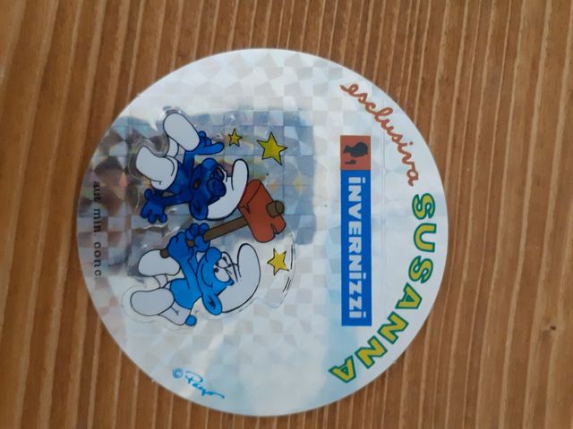 I Puffi stickers adesivi Susanna Inverni