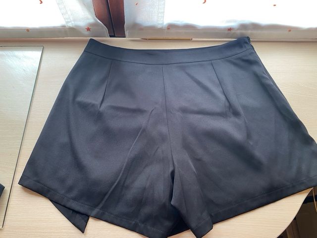 Falda pantalon negra