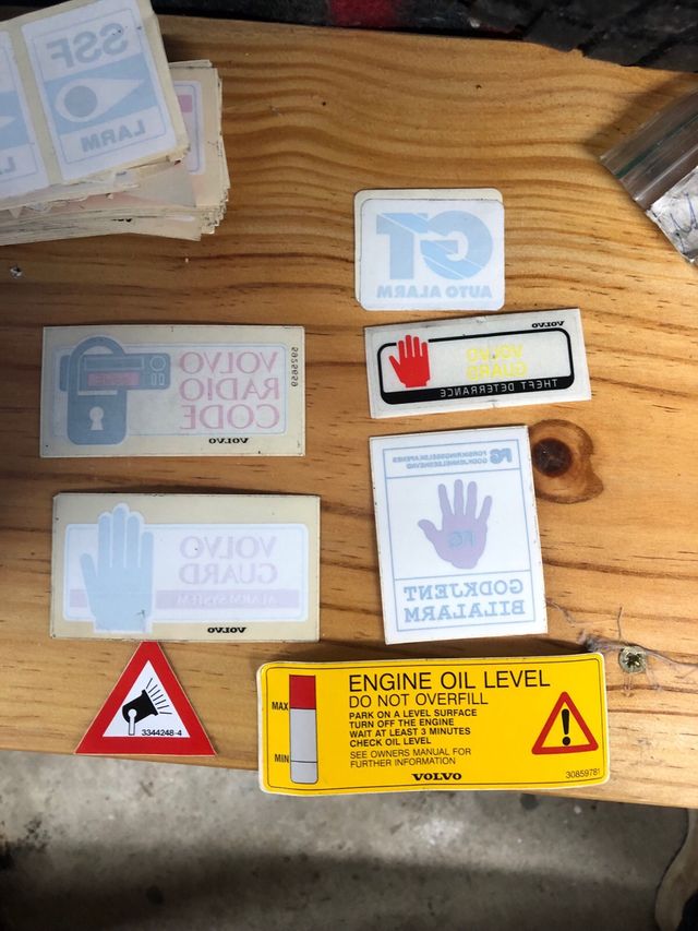 Pegatinas originales Volvo 850 480 varios modelos