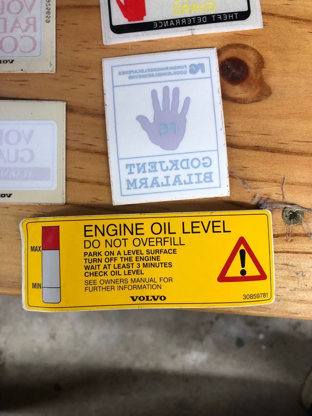 Pegatinas originales Volvo 850 480 varios modelos