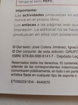 Libros Matematicas 3° ESO