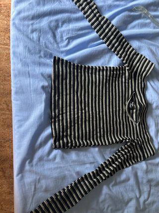 Top manga larga de rayas