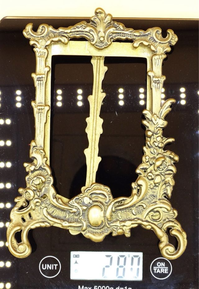 Portarretratos de bronce  estilo Art Nouveau