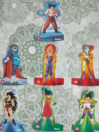 21 Cromos Troquelados Dragon Ball Z Chicles Boomer