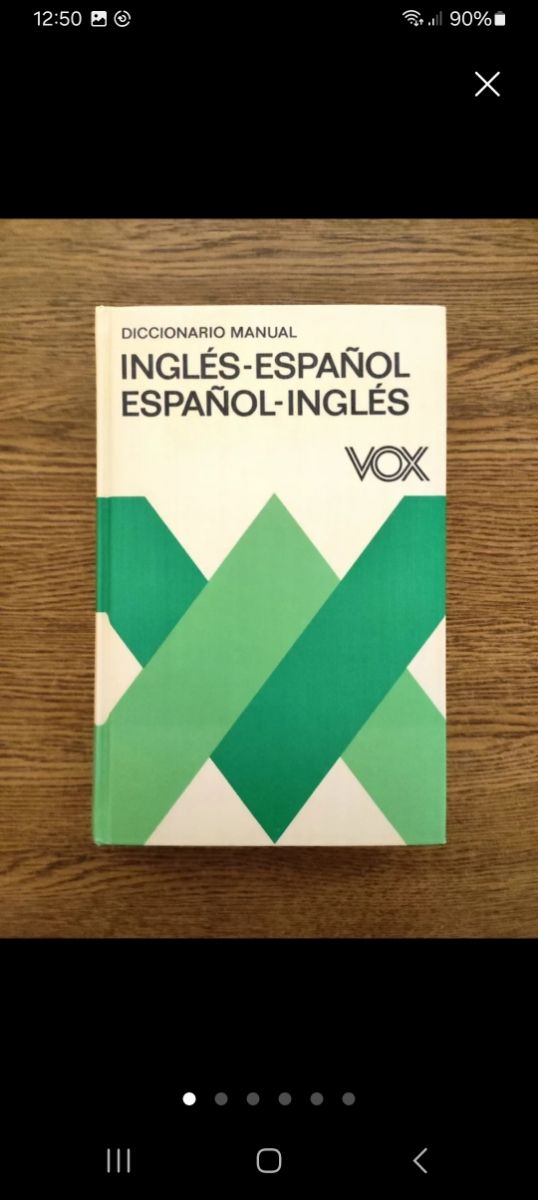 Diccionario ingles/españoñ